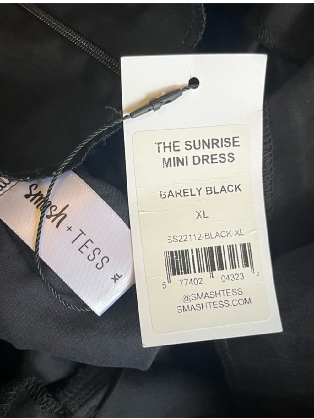 SMASH AND TESS x Jillian Harris sunrise mini dress black - Picture 6 of 6